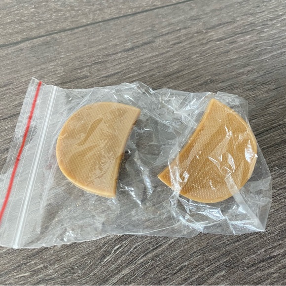 Nude block heels with gemstones - Picture 5 of 5